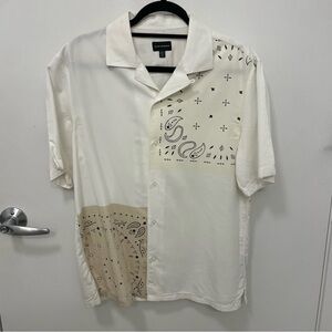 Club Monaco Bandana Shirt